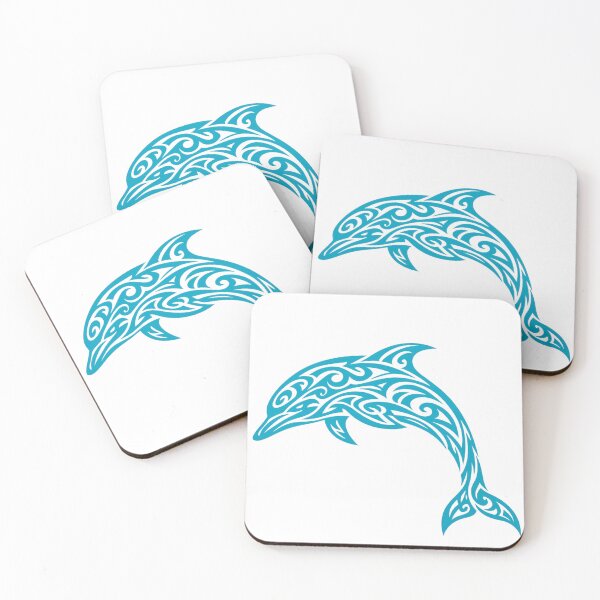 Item preview, Tribal Dolphin Ocean Turquoise designed and sold by OTSC.