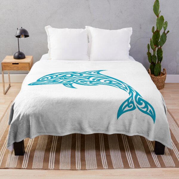 Item preview, Tribal Dolphin Ocean Turquoise designed and sold by OTSC.