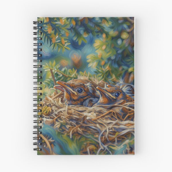 Item preview, Baby Birds in Nest designed and sold by tomorrowsart.