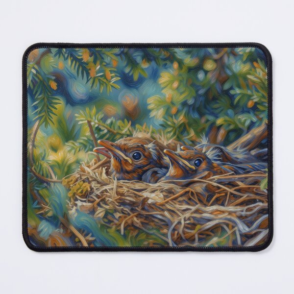 Item preview, Baby Birds in Nest designed and sold by tomorrowsart.