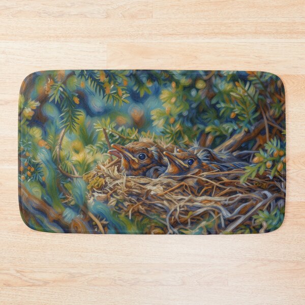 Item preview, Baby Birds in Nest designed and sold by tomorrowsart.