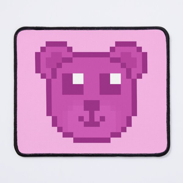 Item preview, Pink Pixel Teddy Bear designed and sold by Lilac-Cat.