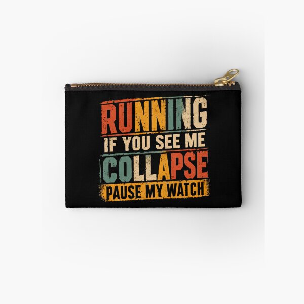 Item preview, Running If You See Me Collapse Pause My Watch Funny Runner Marathon Jogger designed and sold by RetroMini2026.