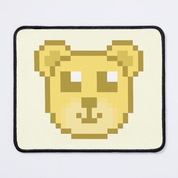 Item preview, Yellow Pixel Teddy Bear designed and sold by Lilac-Cat.