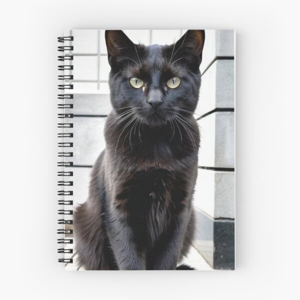Item preview, Animals - Elegant Black Cat, Close-Up Feline Portrait designed and sold by World-Pets.