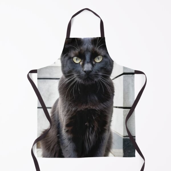 Item preview, Animals - Elegant Black Cat, Close-Up Feline Portrait designed and sold by World-Pets.