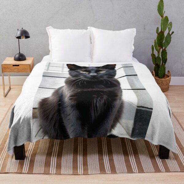 Item preview, Animals - Elegant Black Cat, Close-Up Feline Portrait designed and sold by World-Pets.