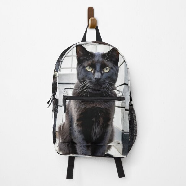 Item preview, Animals - Elegant Black Cat, Close-Up Feline Portrait designed and sold by World-Pets.