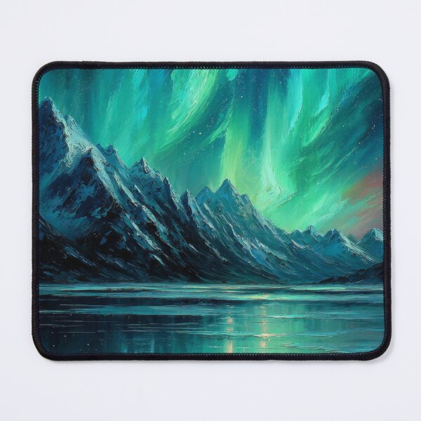 Item preview, Aurora Ice Peaks designed and sold by FrostyFrisby.
