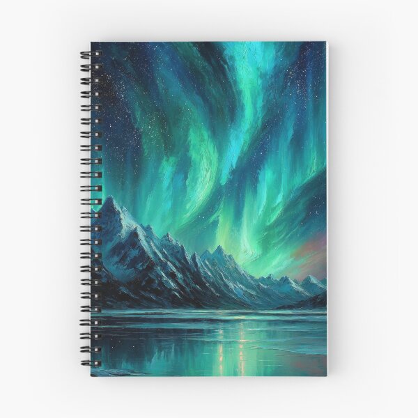 Item preview, Aurora Ice Peaks designed and sold by FrostyFrisby.