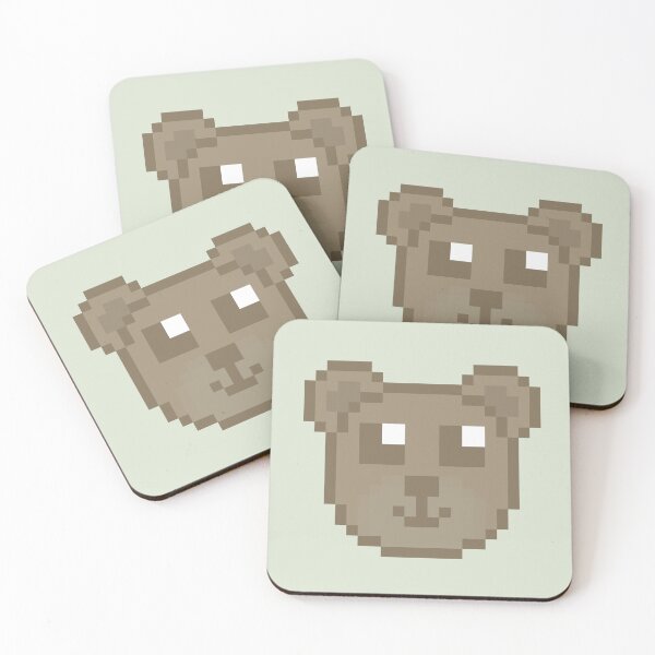 Item preview, Blond Pixel Teddy Bear designed and sold by Lilac-Cat.
