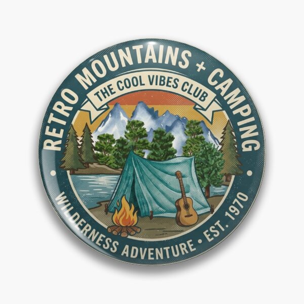 Item preview, Retro Vintage Outdoor Adventure & Hiking Design designed and sold by Gosticky004.