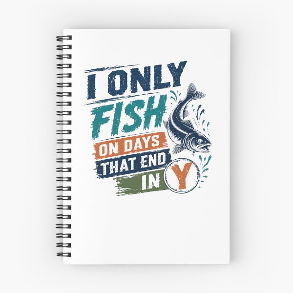 Item preview, I Only Fish On Days That End In Y Fishing Enthusiast Angler Humor designed and sold by JonesFlora2025.