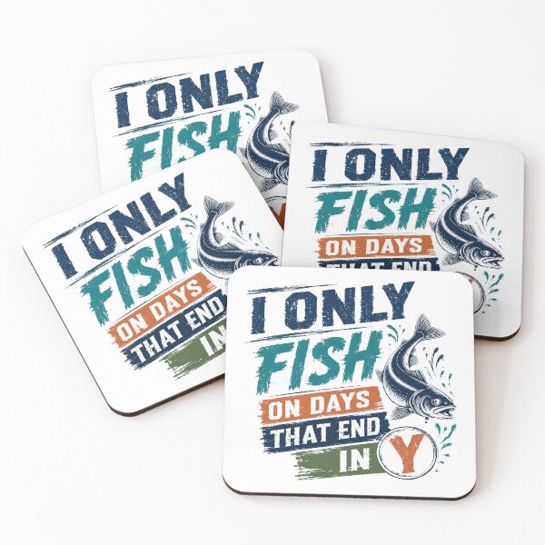 Item preview, I Only Fish On Days That End In Y Fishing Enthusiast Angler Humor designed and sold by JonesFlora2025.