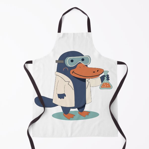 Item preview, Smart Scientist Platypus - Cute Chemistry Animal designed and sold by TatinkaArtskill.