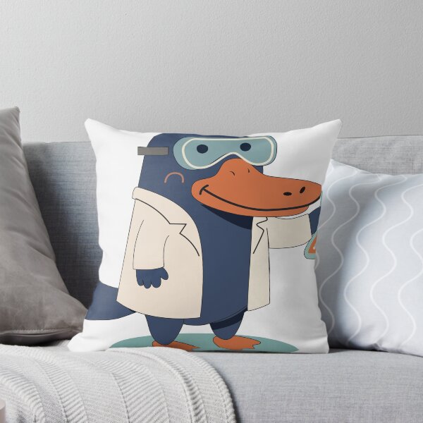 Item preview, Smart Scientist Platypus - Cute Chemistry Animal designed and sold by TatinkaArtskill.