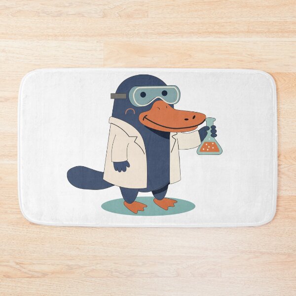 Item preview, Smart Scientist Platypus - Cute Chemistry Animal designed and sold by TatinkaArtskill.