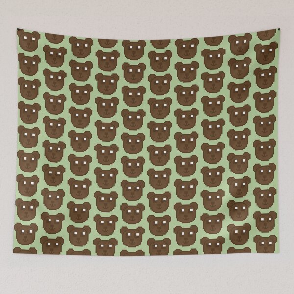 Item preview, Brown Pixel Teddy Bear designed and sold by Lilac-Cat.