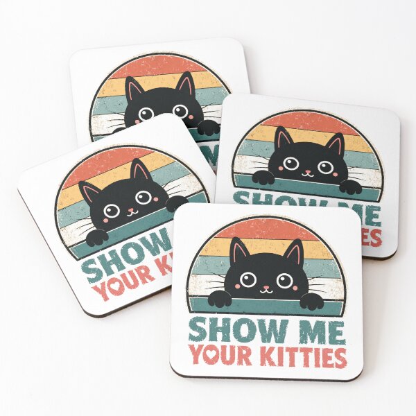 Item preview, Show Me Your Kitties Vintage Cat Lover Retro Feline Pet Owner designed and sold by JonesFlora2025.