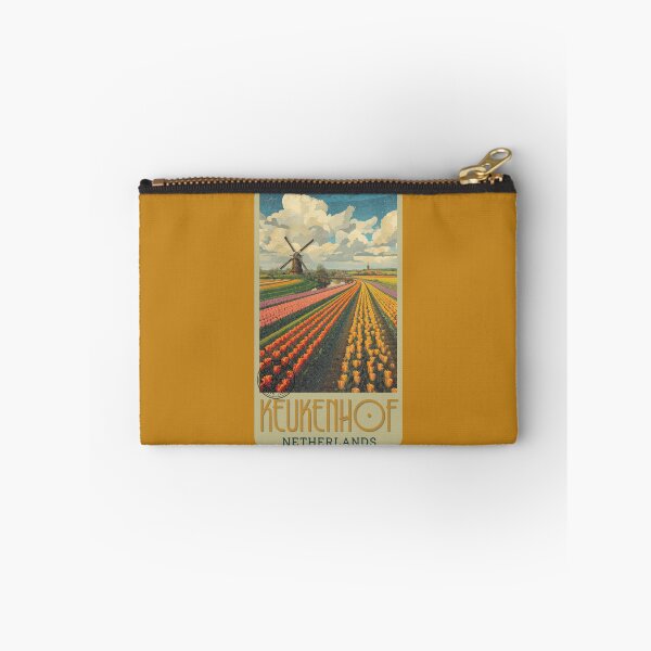 Item preview, Vintage Keukenhof Netherlands Tulip Field Mid Century Poster designed and sold by KaBaRen.