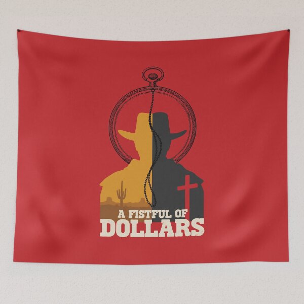 Item preview, A Fistful of Dollars - Desert Gunslinger Silhouette designed and sold by Enea Kelo.