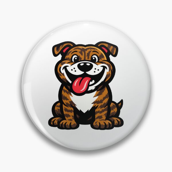 Item preview, Cute Brindle Staffordshire Bull Terrier designed and sold by BestFriendTees.