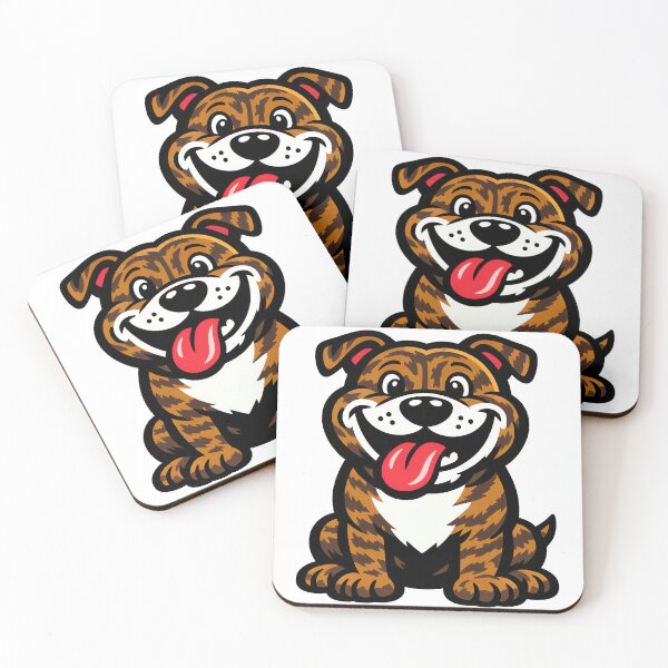 Item preview, Cute Brindle Staffordshire Bull Terrier designed and sold by BestFriendTees.