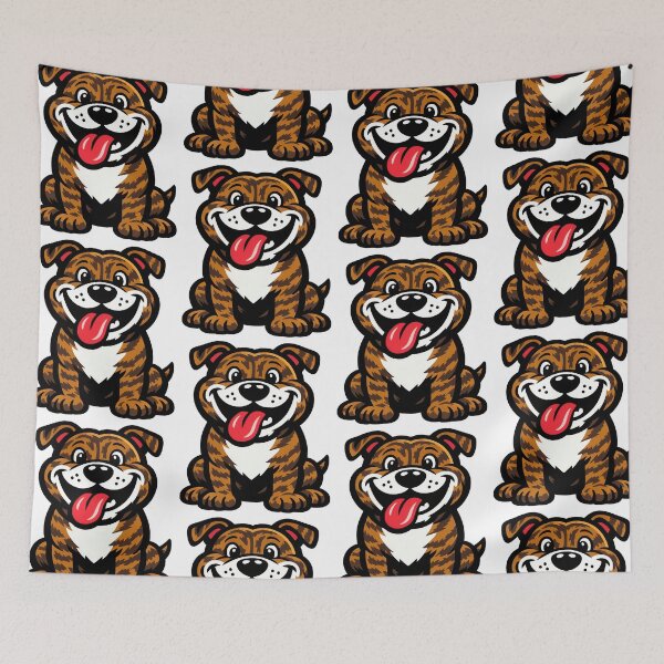 Item preview, Cute Brindle Staffordshire Bull Terrier designed and sold by BestFriendTees.