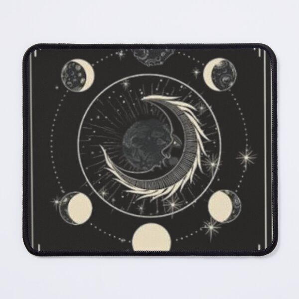 Item preview, The Moon Tarot Card XVIII Celestial designed and sold by 63Hotpeppers.