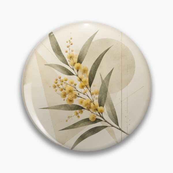Item preview, Australian acacia a subtle floral composition.  designed and sold by NewtBoo.