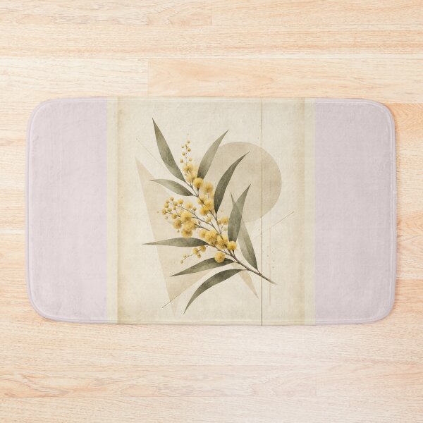 Item preview, Australian acacia a subtle floral composition.  designed and sold by NewtBoo.