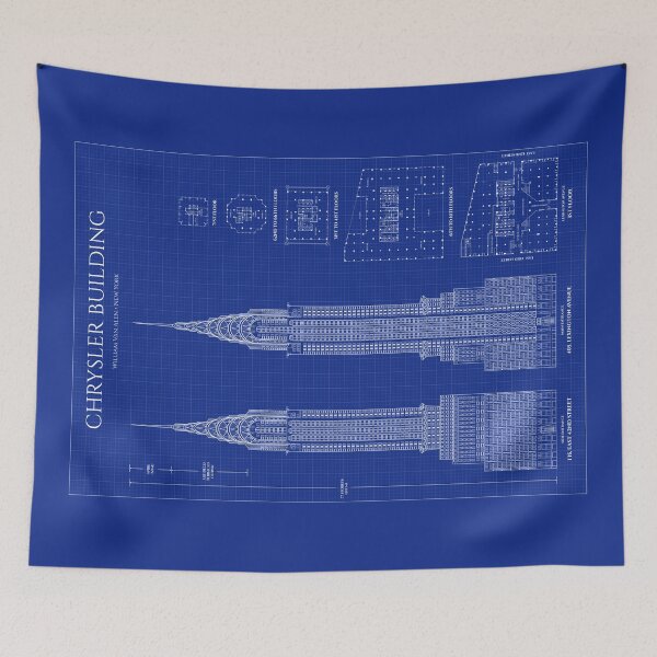 Artikelvorschau, Chrysler Building (Blueprint) entworfen und verkauft von BGALAXY.