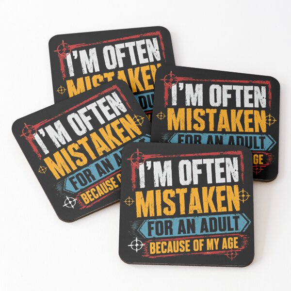 Item preview, I'm Often Mistaken For An Adult Because Of My Age Funny Age Quote designed and sold by RetroMini2026.