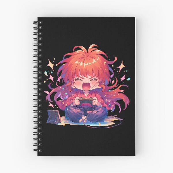 Item preview, Himura Kenshin Rurouni Kenshin Cute Chibi Playing Video Game Anime Classic designed and sold by penilopkgb.
