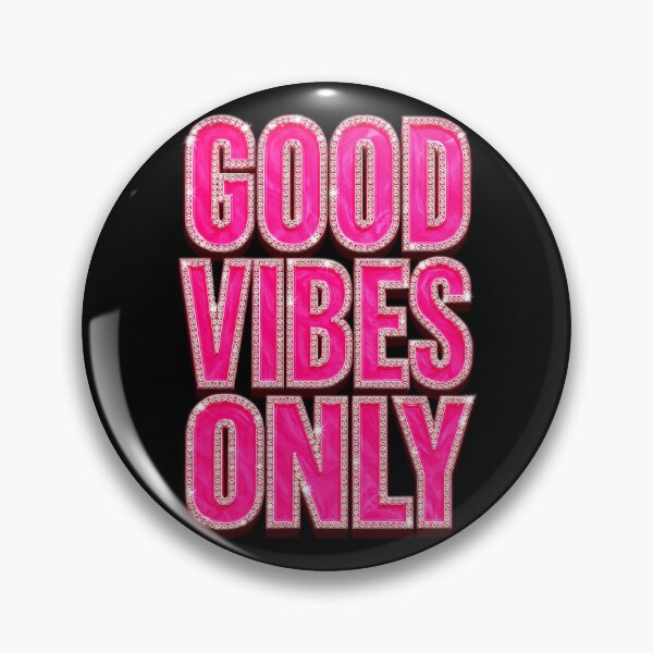 Item preview, Good Vibes Only Pink Bling Rhinestone Typography designed and sold by DjFreeq.