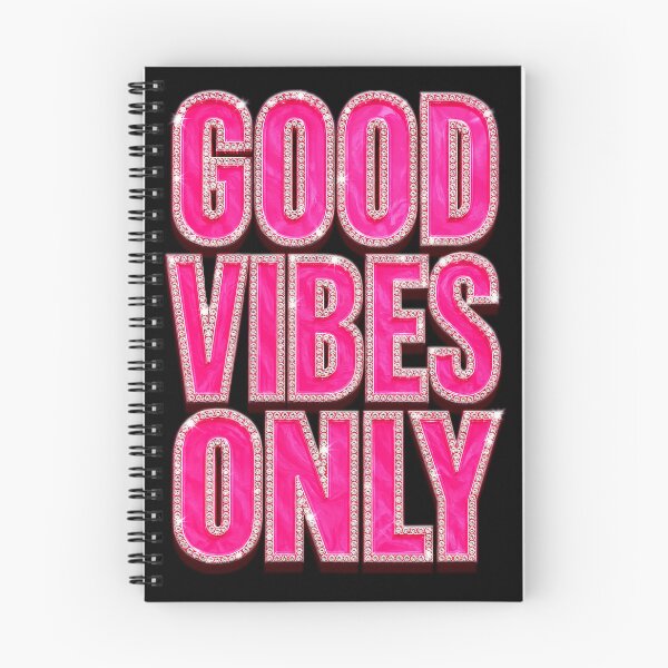Item preview, Good Vibes Only Pink Bling Rhinestone Typography designed and sold by DjFreeq.
