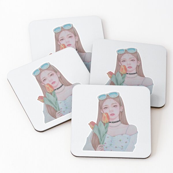 Item preview, Girl with Tulips designed and sold by KJAStudio.