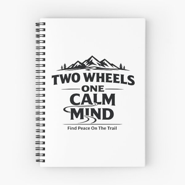 Item preview, Two Wheels One Calm Mind | Mountain Bike Lifestyle Gift designed and sold by SingleTrackes.