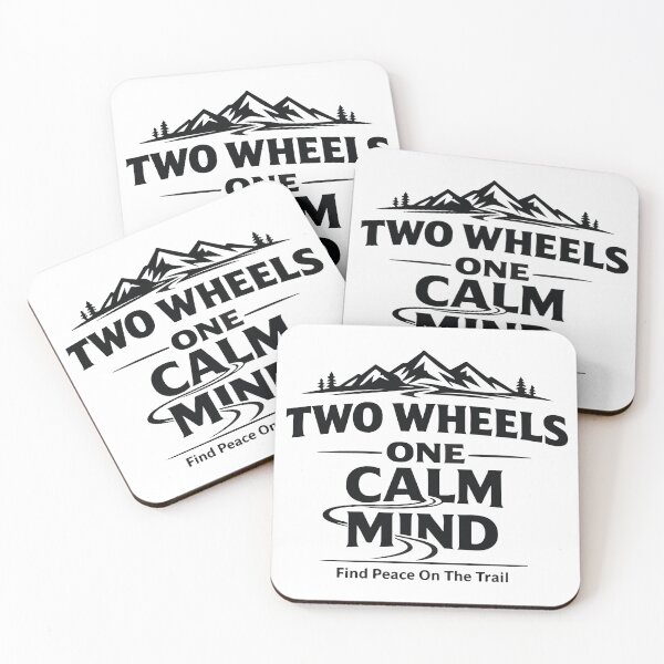 Item preview, Two Wheels One Calm Mind | Mountain Bike Lifestyle Gift designed and sold by SingleTrackes.