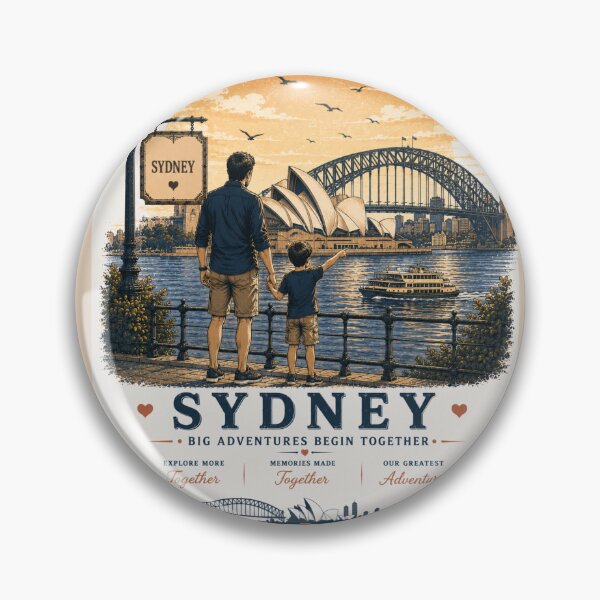 Item preview, Sydney Father Son Duo Big Adventures Begin Together designed and sold by BagFactoryUK.