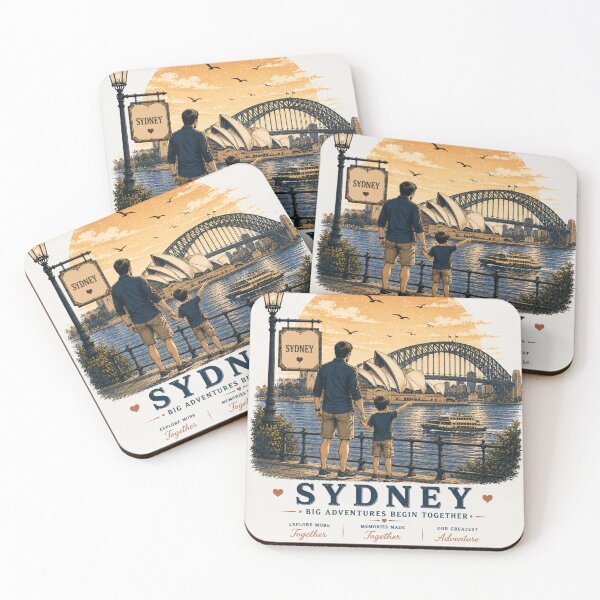 Item preview, Sydney Father Son Duo Big Adventures Begin Together designed and sold by BagFactoryUK.
