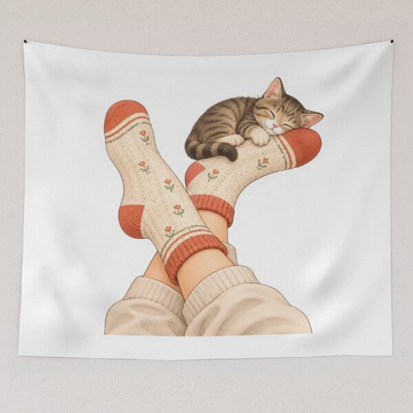 Item preview, kitten in the sock designed and sold by Snurly.