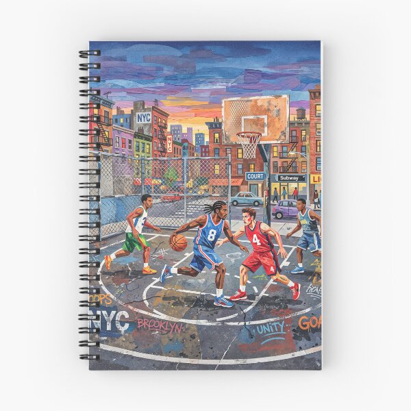 Item preview, NYC Gritty Basketball Court designed and sold by Home Decor Art.