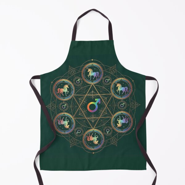 Item preview, Rainbow Unicorn Mandala Sacred Geometry Art designed and sold by ZhivanCrimson.