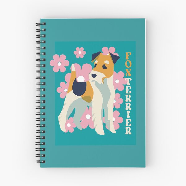 Item preview, Floral Wire Fox Terrier designed and sold by IvysCreativityHouse.
