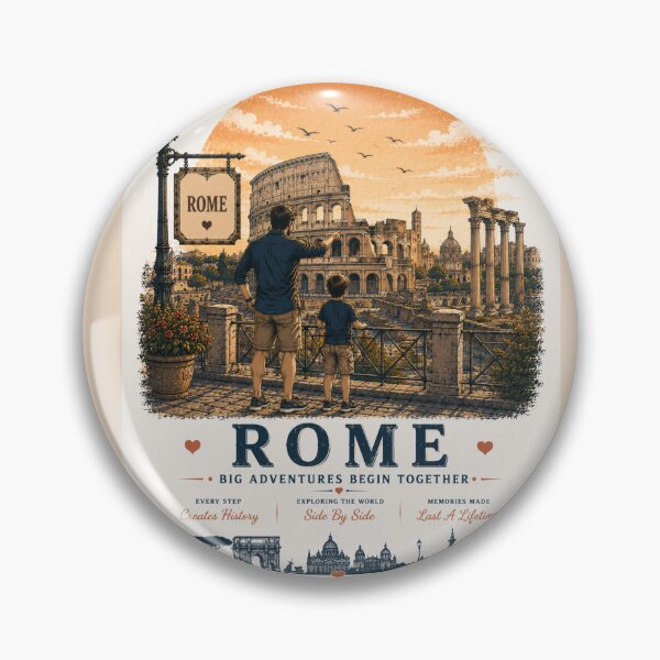 Item preview, Rome Father Son Duo Big Adventures Begin Together designed and sold by BagFactoryUK.