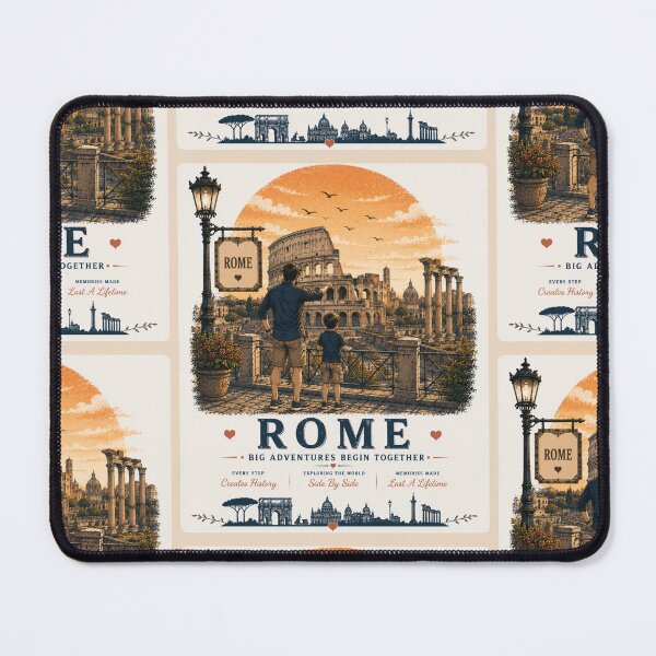 Item preview, Rome Father Son Duo Big Adventures Begin Together designed and sold by BagFactoryUK.