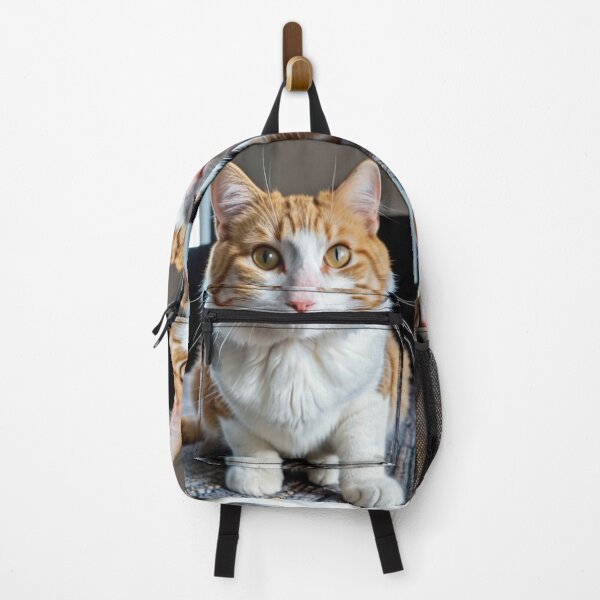 Item preview, Animals - Ginger and White Cat, Captivating Feline Portrait designed and sold by World-Pets.