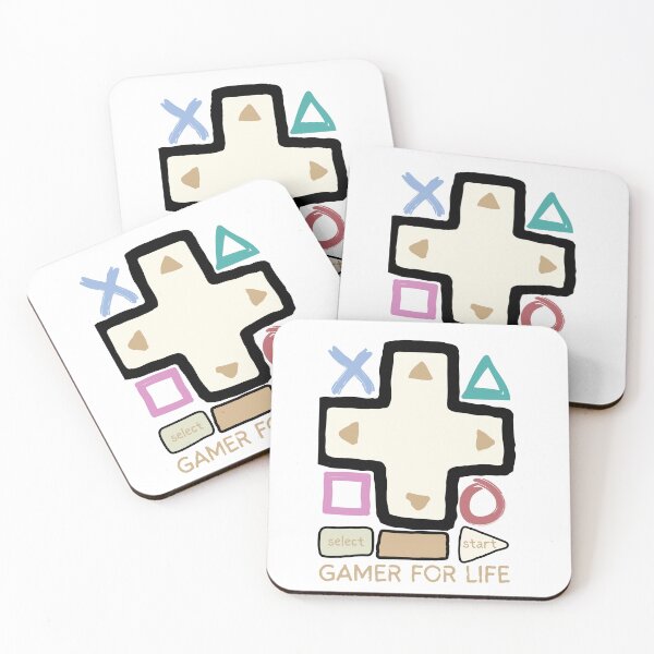 Item preview, GAMER FOR LIFE-– Retro Controller Minimalist Gaming Design designed and sold by KomixsDesign.