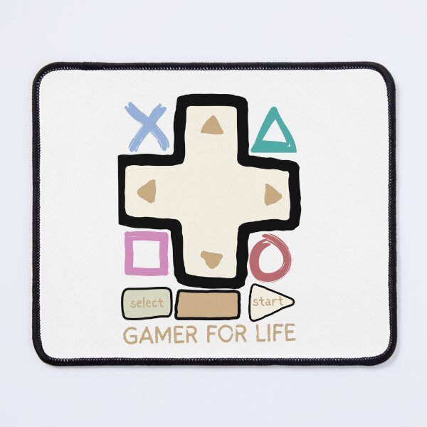 Item preview, GAMER FOR LIFE-– Retro Controller Minimalist Gaming Design designed and sold by KomixsDesign.